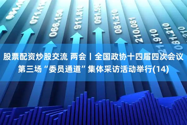 股票配资炒股交流 两会丨全国政协十四届四次会议第三场“委员通道”集体采访活动举行(14)